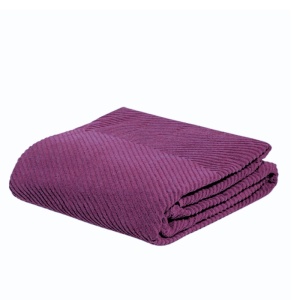 Frotir prekrivač Zig Zag Grande 145x200 bordo 025223