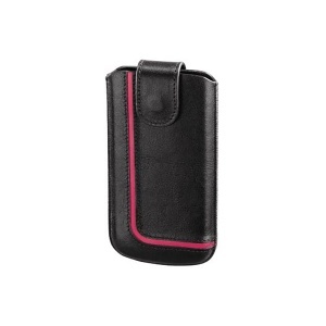 Futrola za mobilni telefon kožna Neon Black Hama 126912