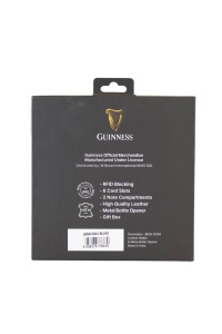 Gift box: novčanik muški kožni 120x90x20 mm i otvarač za flaše GS04 Guiness  - Img 7