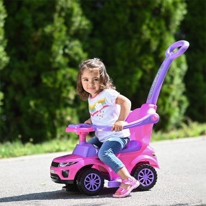 Guralica auto sa ručkom Off Road pink Lorelli 10400030004 - Img 3