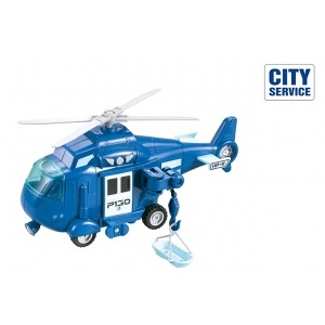Helikopter policijski sa zvukom i svetlom City Service 42877