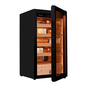 Humidor, španska kedrovina, 600 kom, crni Raching RC160A - Img 2