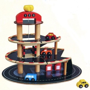 Igračka Drvena garaža set 64-483000