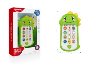 Igračka za bebe Telefon Dino svetlo i zvuk ITTL CO555290
