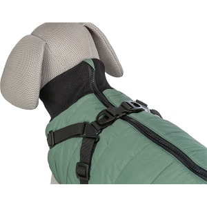 Jakna sa amom za pse Trixie Pontis S 36cm zelena - Img 3