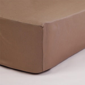 Jogi navlaka pamučni saten 90x200x25cm glat kafa