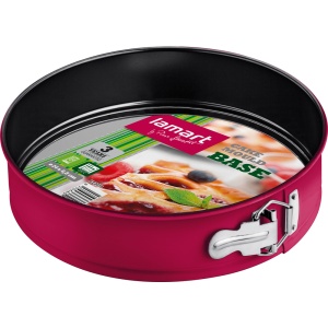 Kalup za torte Lamart LT3074 čelični crveni 24cm - Img 2