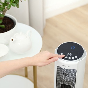 Keramička stubna grejalica Sencor SFH 8994WH PTC belo-crna 2200W - Img 5