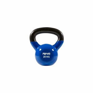 Kettlebell 20kg metal+vinyl RING RX DB2174-20 blue