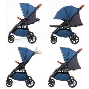 Kolica za bebe Mast M4 Marine Blue Grey 4Moms A049013 - Img 2