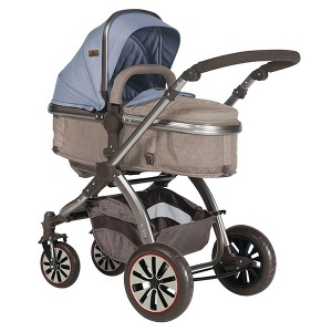 Kolica za decu Lorelli Aurora Beige & Blue Maps 10020921847 - Img 2