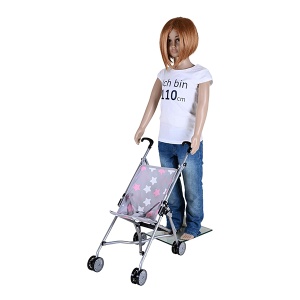 Kolica za lutke Sim Star grey pink Knorr Toys 126444 - Img 2