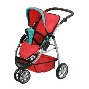 Kolica za lutku Cico Red Green Knorr Toys 90445 - Img 2