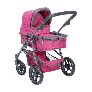 Kolica za lutku Juna roze Knorr 63531