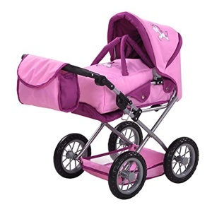 Kolica za lutku Ruby Jednorog pink Knorr Toys 63174
