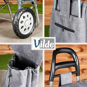 Kolica za pijacu 30L max 20kg Vilde 489328 - Img 2