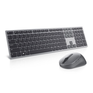 Komplet tastatura i miš Dell KM7321W Pro Plus Wireless Multi-device YU sivi
