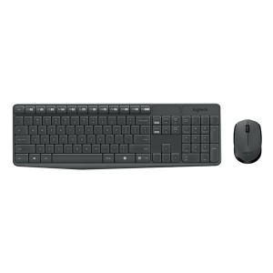 Komplet tastatura i miš MK235 crno-sivi Logitech bežični YU raspored - Img 2