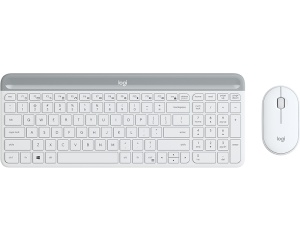 Komplet tastatura i miš MK470 beli Logitech bežični US raspored slim