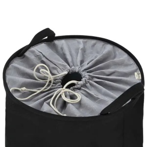 Korpa za veš sa ručkama 65l crna 36x36x50cm Estia ES02-19525 - Img 2