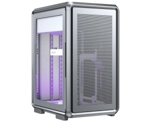 Kućište MasterFrame 400 sivo Cooler Master Mid Tower microATX (MF400M-SHNN-S00)