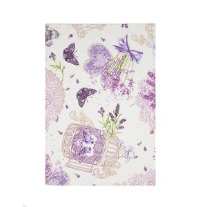 Kuhinjska krpa Lavanda 50x70cm pamuk ljubičasta bež