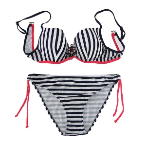 Kupaći kostim dvodelni roze tegetbeli 26023