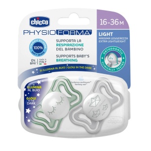 Laža Light Noćna Silikon 16-36 meseci 2 kom Chicco A075988