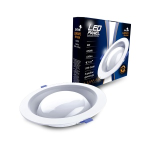 Led panel SATURN LUMUPO 9W-6500K ugradni okrugli 720lm Lumax 4584