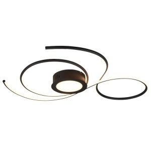 Led Plafonjera Jive Crna 48W 623419232 Trio Lighting 160220844