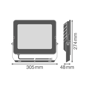 Led reflektor 135W 6500K Ledvance 4058075575141E - Img 2