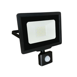 LED reflektor sa PIR senzorom 30W Prosto LRF008SW-30/BK