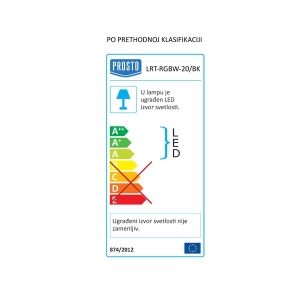 Led reflektor Smart RGB CCT 20W Prosto LRT-RGBW-20/BK - Img 4