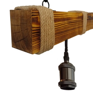 Luster Rustik 172 Greda 8xE27 1.3m 201364 - Img 2