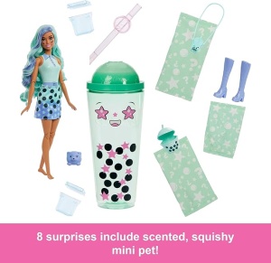 Lutka Barbi sa iznenađenjem Barbie Pop Reveal Bubble Tea Green Tea 191246 - Img 3