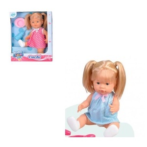 Lutka beba Cuchi 40cm pije i piški 406112