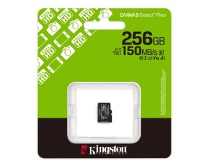 Memorijska kartica SDXC 256GB Canvas Select Plus G3 Kingston UHS-I A1 150MB/s (SDCS3/256GBSP)