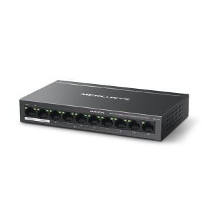 Mrežni svič MS110P 10-portni crni Mercusys 10/100Mbps PoE+ - Img 3