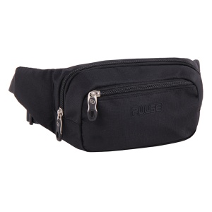 Muška torbica oko struka Pulse City Solid Black 23x12x9cm