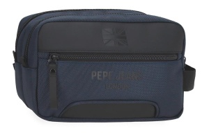 Muški neseser sa 2 pregrade Bromley teget Pepe Jeans 70.644.44