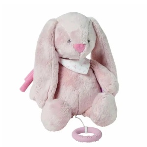 Muzički plišani roze zeka Pomme Nattou A074904