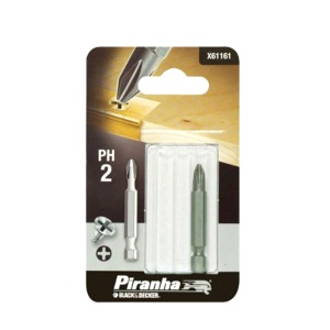 Nastavak bit Black + Decker Piranha X61161 PH2 50mm 2 kom