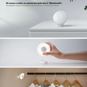 Noćno svetlo sa senzorom pokreta 0.35 W 2800 K Bluetooth Xiaomi RAS00795 - Img 3
