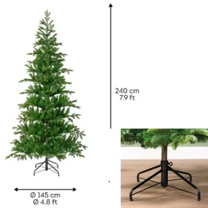 Novogodišnja jelka 240 cm zelena Balsamea Fir Everlands 68.4472 - Img 3
