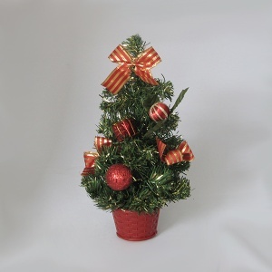 Novogodišnja jelka stona 30 cm dekorisana 170521