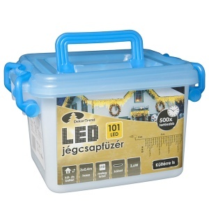 Novogodišnja rasveta Led ledenica Toplo bela KDL 126