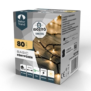 Novogodišnja rasveta svetleći niz Basic 80 LED KDT 081