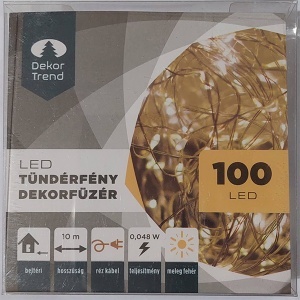 Novogodišnja rasveta svetleći niz Fairy Light 100 LED KDE 211