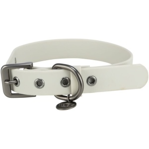 Ogrlica city style PVC M 35 42cm/20mm svetlo siva