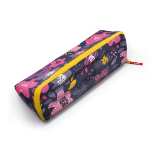 Pernica Prazna Maped 2 lica XXL Patern Pink 23x9x7,5cm teget roze bela